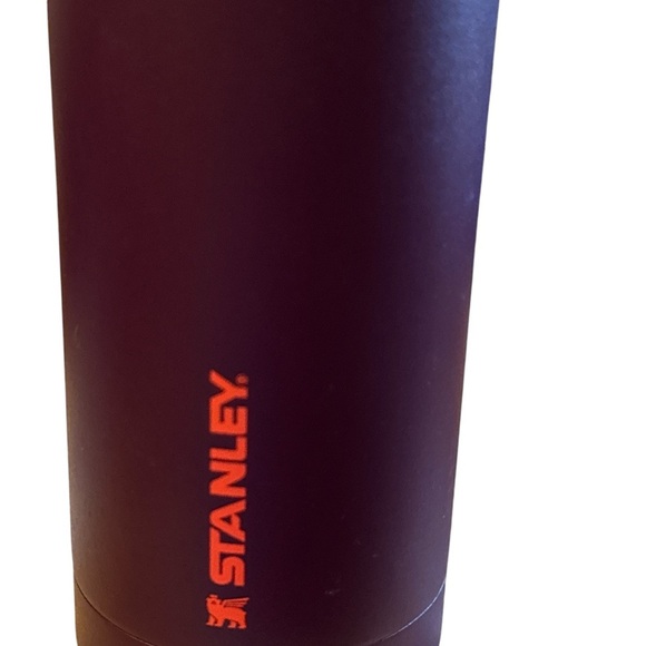 Like New Used Once!!!! 36 oz Stanley Plum/Orange accents - see pics -Great Gift! - Picture 12 of 12